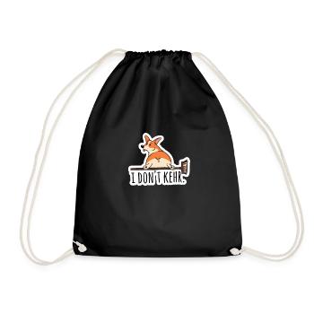 I do not sweep Denglisch Austrian Pinscher - Drawstring Bag - black - Front