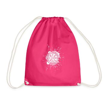 Vegvisir Wikinger Kompass Futhark - Turnbeutel - Fuchsia - Vorne