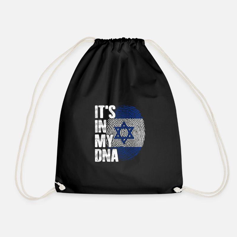 Israel DNA - Turnbeutel - Schwarz