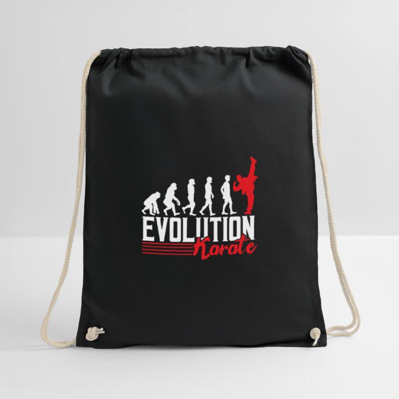 Evolution karate Drawstring Bag