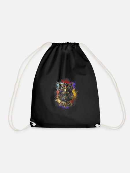 Cadeau chouette - Sac de sport léger - noir