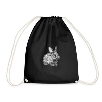 Lapin Enfants Nature - Sac de sport léger - noir - Devant