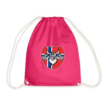 Norvège vikings - Sac de sport léger - fuchsia - Devant
