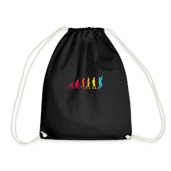 Trumpet Musician Trumpeter - Drawstring Bag - black - Front