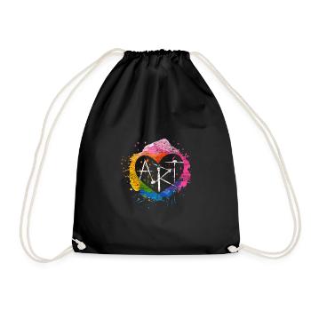 Art artist - Drawstring Bag - black - Front