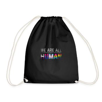 LGBT - Turnbeutel - Schwarz - Vorne