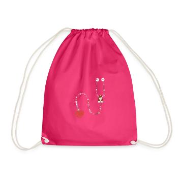 Krankenschwester Medizin - Turnbeutel - Fuchsia - Vorne