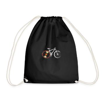 Cycle - Drawstring Bag - black - Front