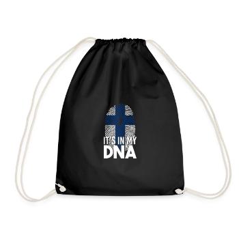 Finnland Wikinger Nation - Turnbeutel - Schwarz - Vorne
