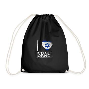 Israël Star of David religion - Sac de sport léger - noir - Devant