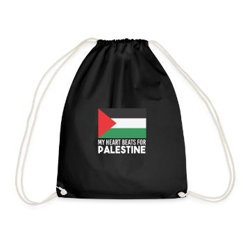 Palestine Gaza Strip - Drawstring Bag - black - Front