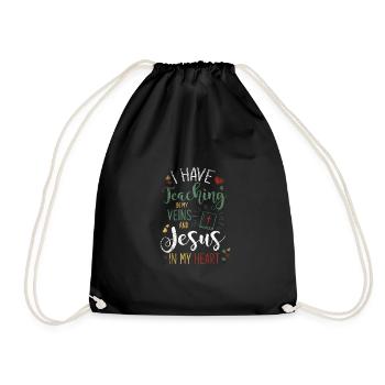 Jesus believer - Drawstring Bag - black - Front