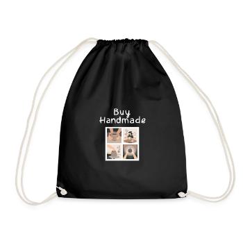 Buy Handmade - Turnbeutel - Schwarz - Vorne