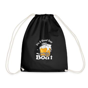 Drink auf einem Boot - Turnbeutel - Schwarz - Vorne