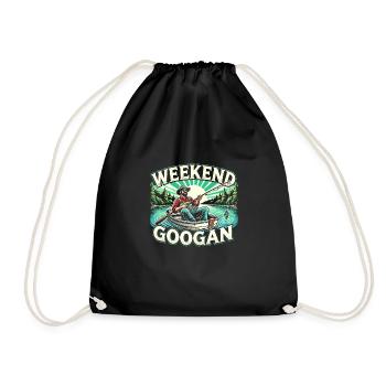 Wochenende Googan - Turnbeutel - Schwarz - Vorne
