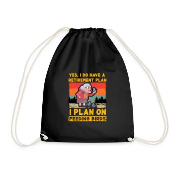 , j’ai un plan de retraite que je prévois d’alimenter - Sac de sport léger - noir - Devant