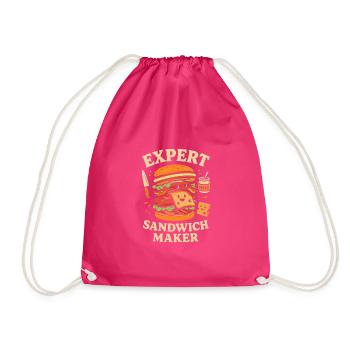 Experte für Sandwichherstellung - Turnbeutel - Fuchsia - Vorne