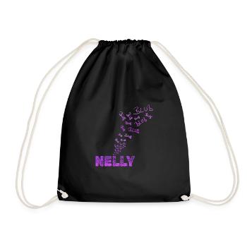 Nelly amusante - Sac de sport léger - noir - Devant