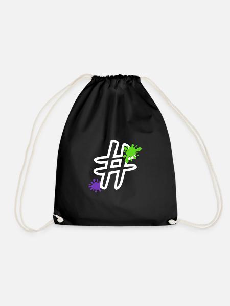 Hashtag - Sac de sport léger - noir