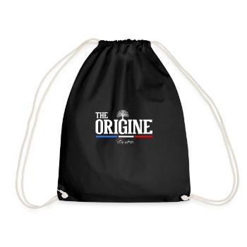 The Origin Pattern France - Drawstring Bag - black - Front