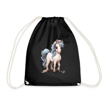 Cute Horse Baby - Turnbeutel - Schwarz - Vorne