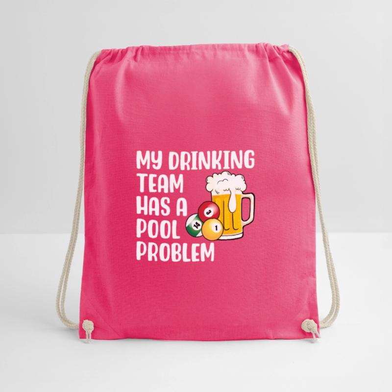 Mein Trinker-Team hat ein Pool-Problem Turnbeutel