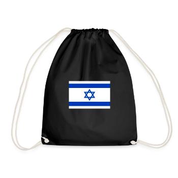 Israel Jewish srael - Turnbeutel - Schwarz - Vorne