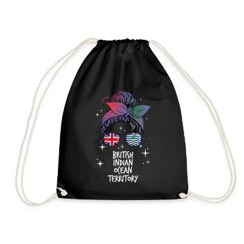 Territoire britannique de l'océan Indien - Sac de sport léger - noir - Devant