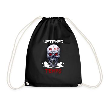 Uptempo Is My Tempo | Uptempo Army - Drawstring Bag - black - Front