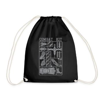 Batman Combat Kit - Turnbeutel - Schwarz - Vorne