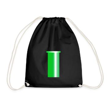 Mario - Drawstring Bag - black - Front