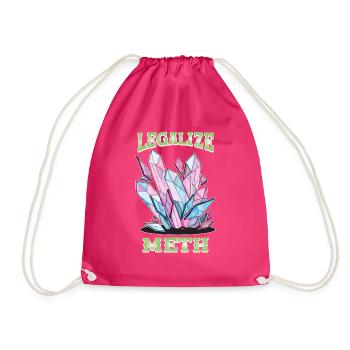 Légaliser Meth Chrystal Meth - Sac de sport léger - fuchsia - Devant