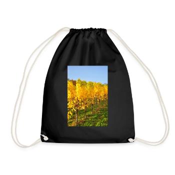 Vignes de Riesling de Moselle à l'automne 2 - Sac de sport léger - noir - Devant