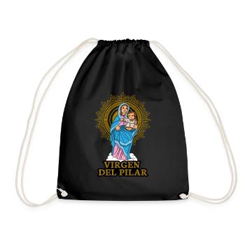 VIRGEN DEL PILAR by The Manzanita´s - Turnbeutel - Schwarz - Vorne