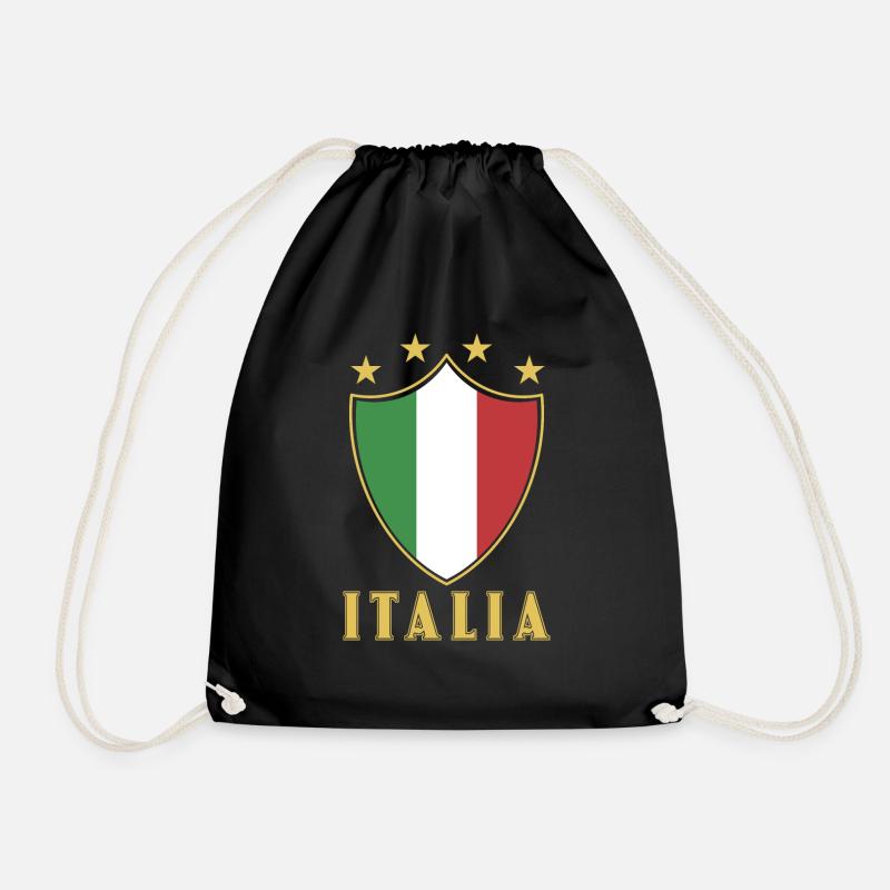 Italia Italia Jersey - Drawstring Bag - black