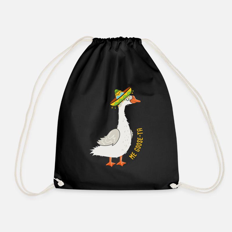 Mexican Spanish Joke Goose Pun Me Goose Ta - Turnbeutel - Schwarz