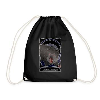 La Bete des Vosges - folklore Vosges - Turnbeutel - Schwarz - Vorne
