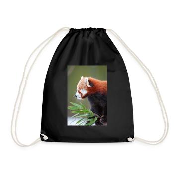 kleiner Panda IG32169 - Turnbeutel - Schwarz - Vorne