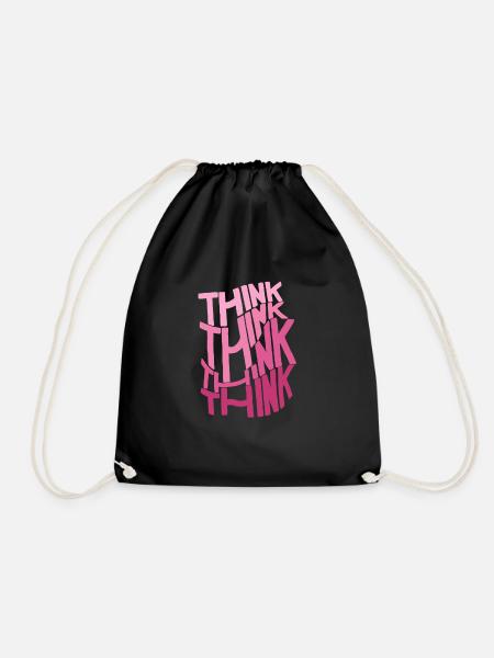 THINKPINK - Turnbeutel - Schwarz