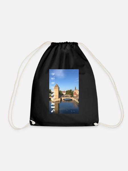 Strasbourg Alsace Ponts Couverts - Sac de sport léger - noir