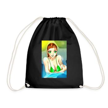 swimming pool - Sac de sport léger - noir - Devant