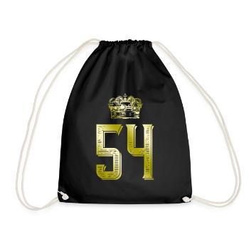 54 Couronne de numéros - Sac de sport léger - noir - Devant