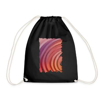 Fête arc-en-ciel - Sac de sport léger - noir - Devant