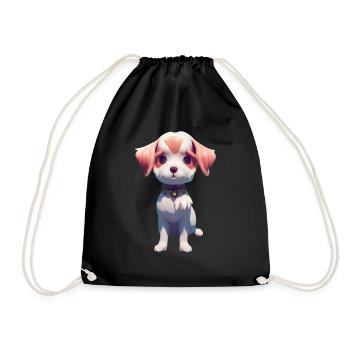 Epagneul Breton Hund - Epagneul Breton - Turnbeutel - Schwarz - Vorne