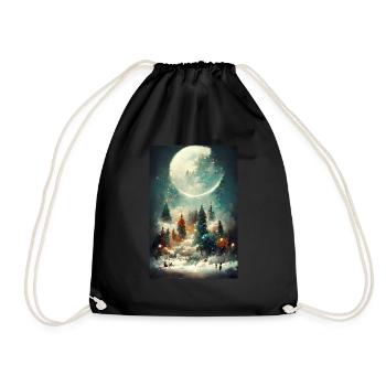 Noël 24 - Sac de sport léger - noir - Devant