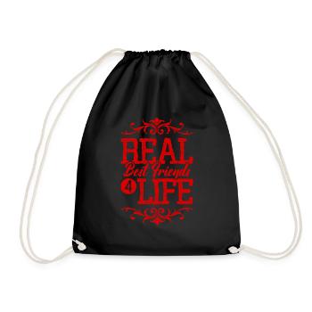 Best Friends 4 Life - Drawstring Bag - black - Front