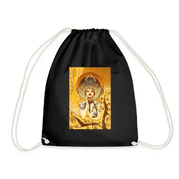 Golden light - Drawstring Bag - black - Front