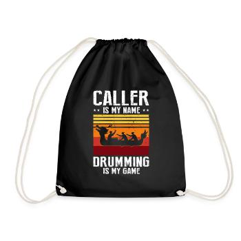 Dragon Boat Crew and Dragon Boat Riding - Drawstring Bag - black - Front