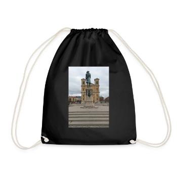 The King before Frederick's Church - Drawstring Bag - black - Front