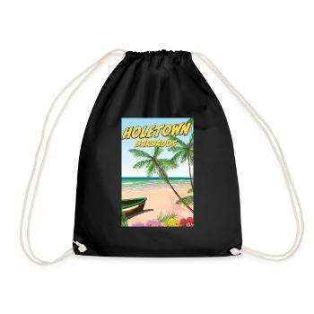 Holetown Barbade - Sac de sport léger - noir - Devant